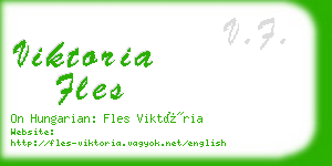 viktoria fles business card